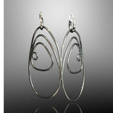 "More Than One Way to Wear!"...oxidized wire and mini hoop dangles
