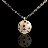 Circles in a Circle...pendant on circle chain