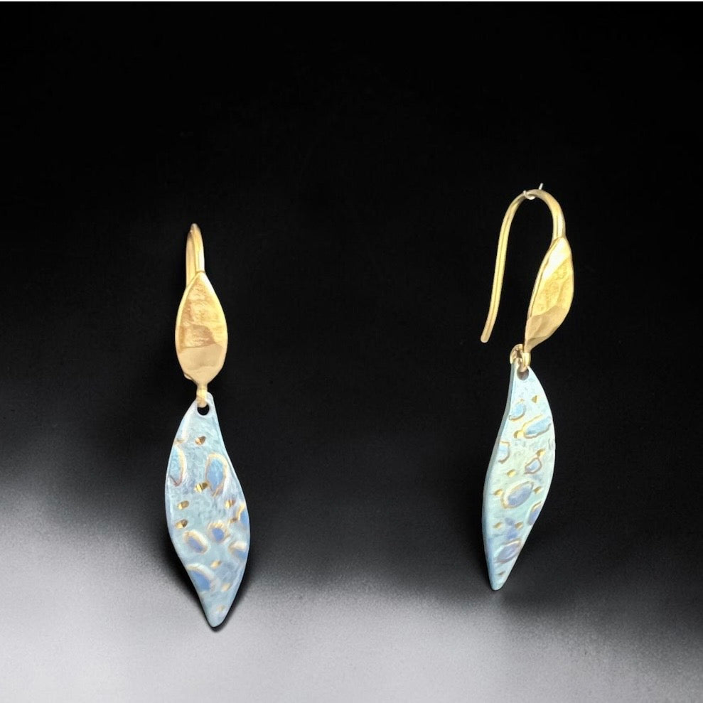 Morning Tide – Minimalist Titanium Dangle Earrings