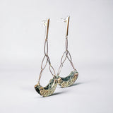 "Hammered and Happy 2"...Sterling Silver Dangle Earrings