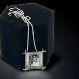 "Sun Up in the Sky"...Cloisonné Necklace with Peridot