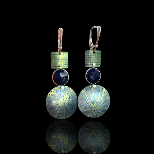 One of a Kind Titanium Earrings – Diana Hirschhorn Contemporary Design