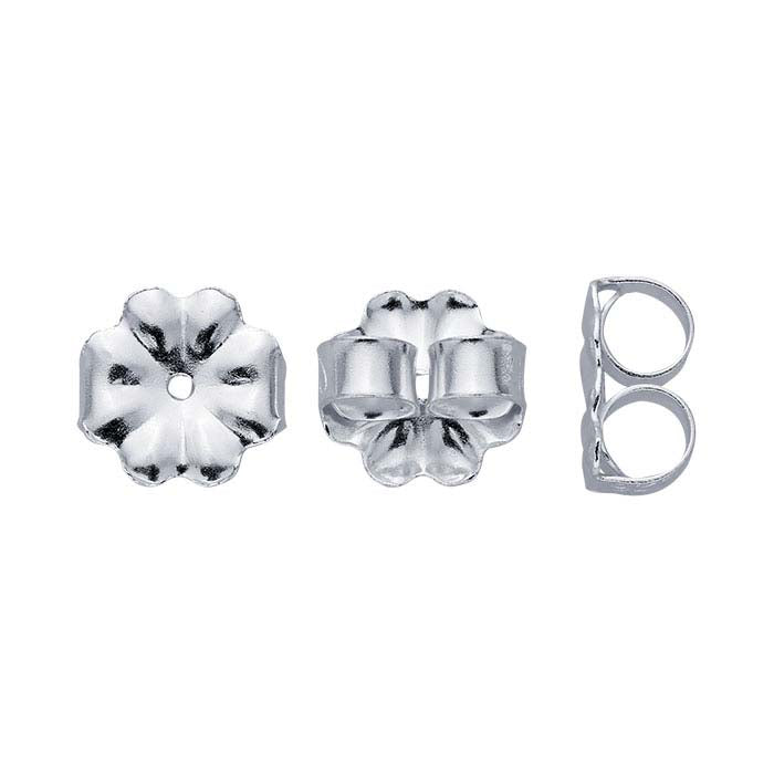 Bold and Contemporary Sterling Silver Geometric Post Earrings with accents of 24K Gold. Truly Gorgeous!