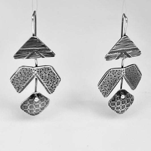 Contemporary and fun silver dangles 2