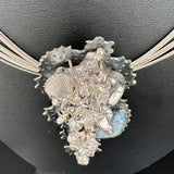 "Coral Reef"...Vitreous Enamel Necklace