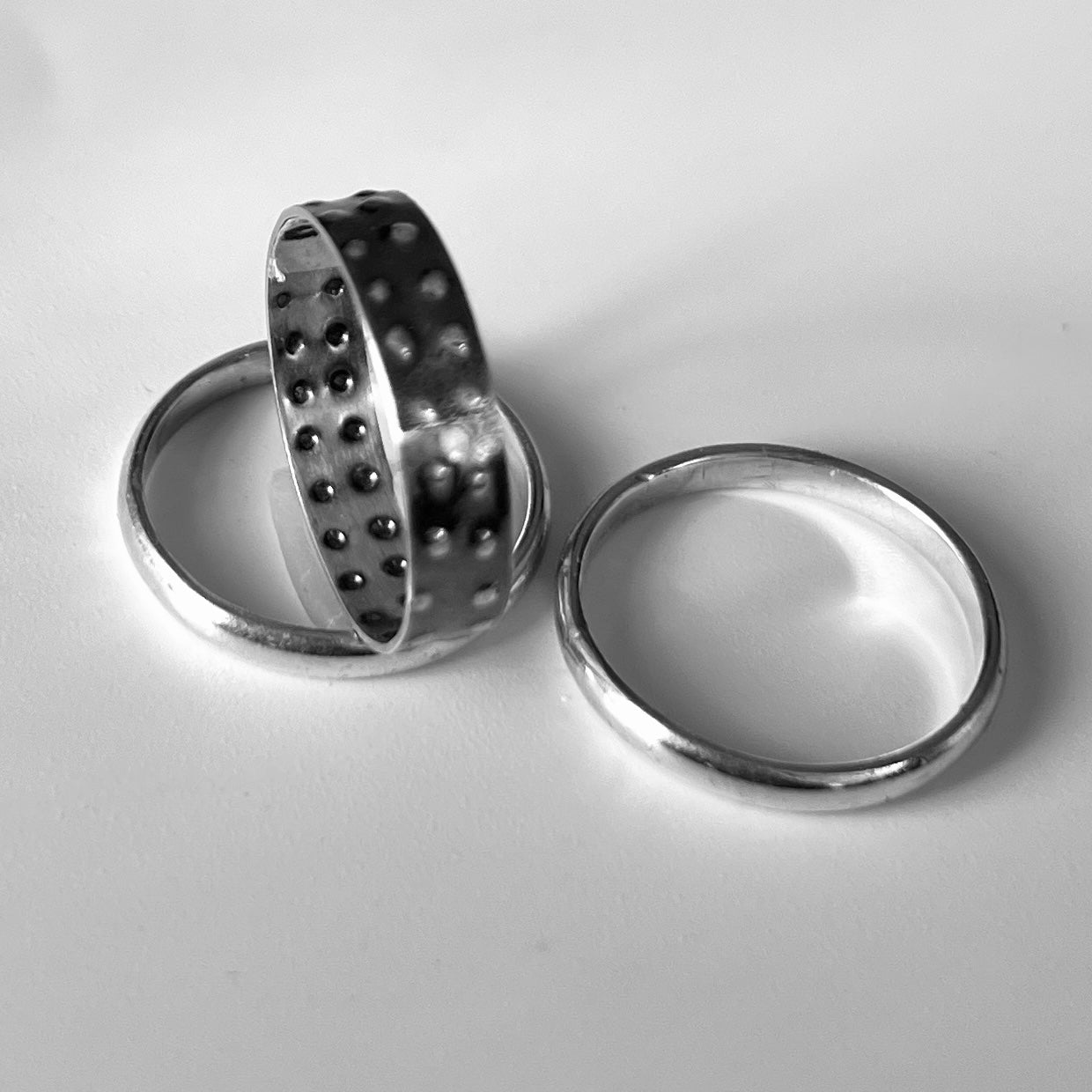 3 Piece Stacking Ring...sterling size 7 1/2