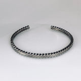 "Minimalist and Edgy"...Sterling Narrow Cuff