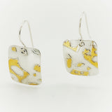 The earrings have been gently domed, adding to the overall design and along with their dangle design allow for movement and a gentle sway as your head moves.