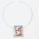 "All Roads Lead Home"...Cloisonné Necklace