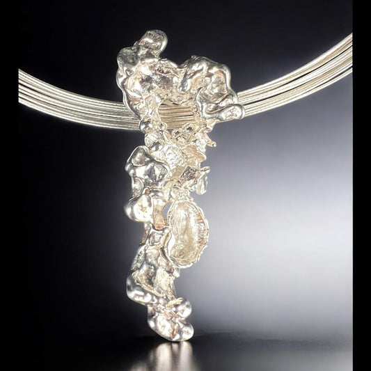 Sterling Silver Coral Necklace