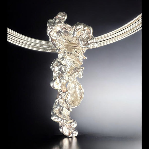 Sterling Silver Coral Necklace