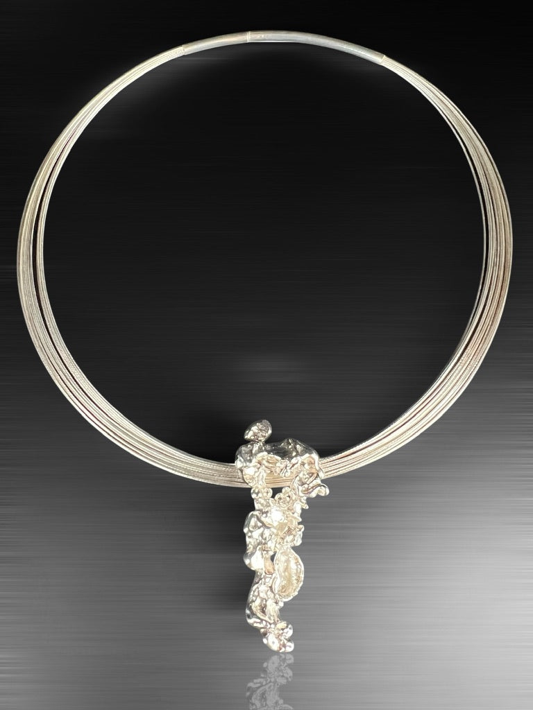 Sterling Silver Coral Necklace