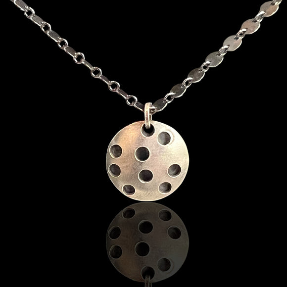 Circles in a Circle...pendant on circle chain