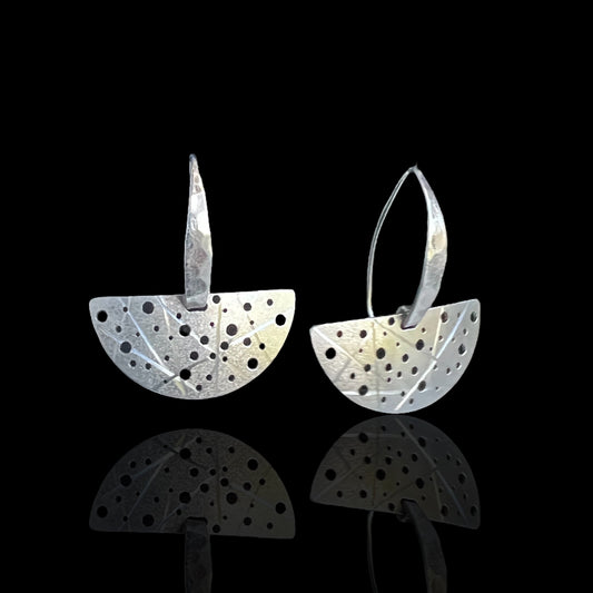 One-of-a-Kind Handmade Stainless Half-Moon Earrings – Diana Hirschhorn Jewelry