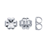 "Polka Dot"...post back sterling dangle earrings