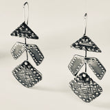 Contemporary and fun silver dangles