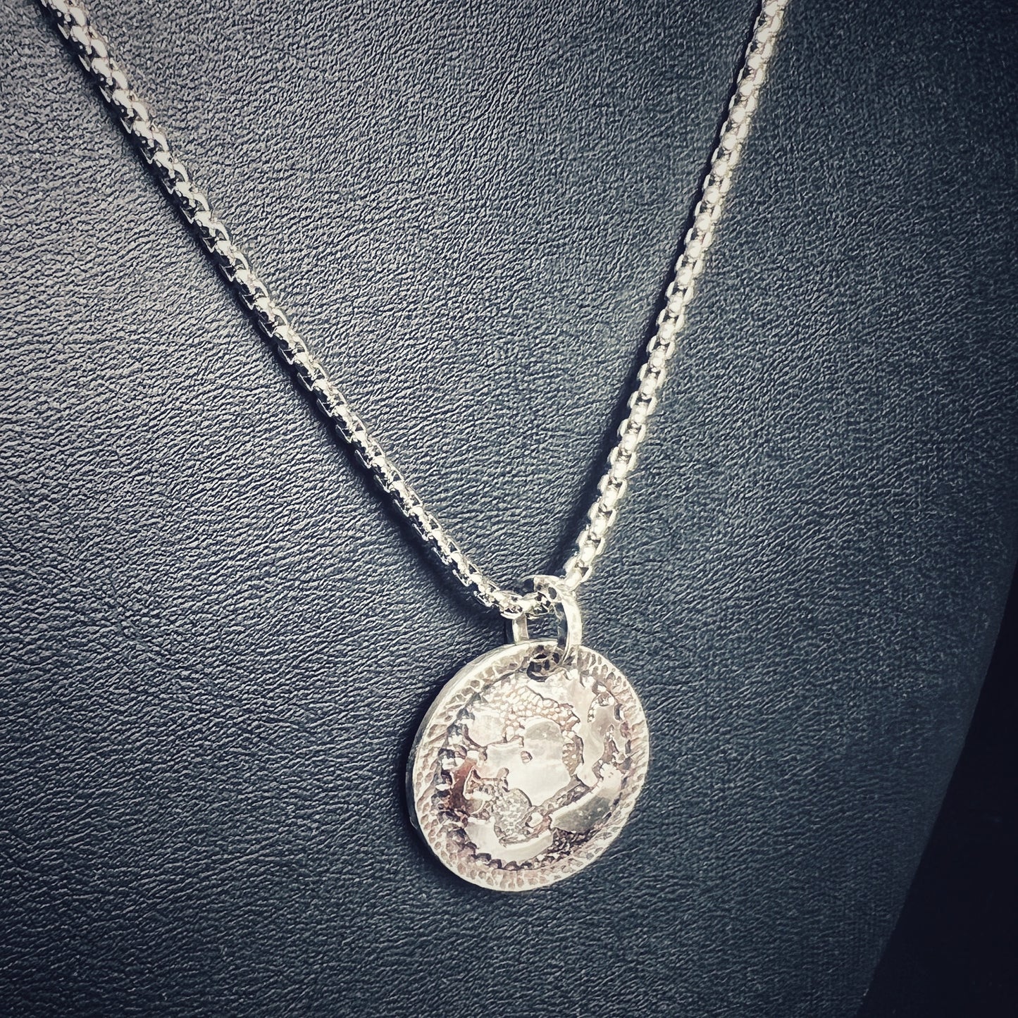 Minimalist and Reversible...24K on Silver necklace