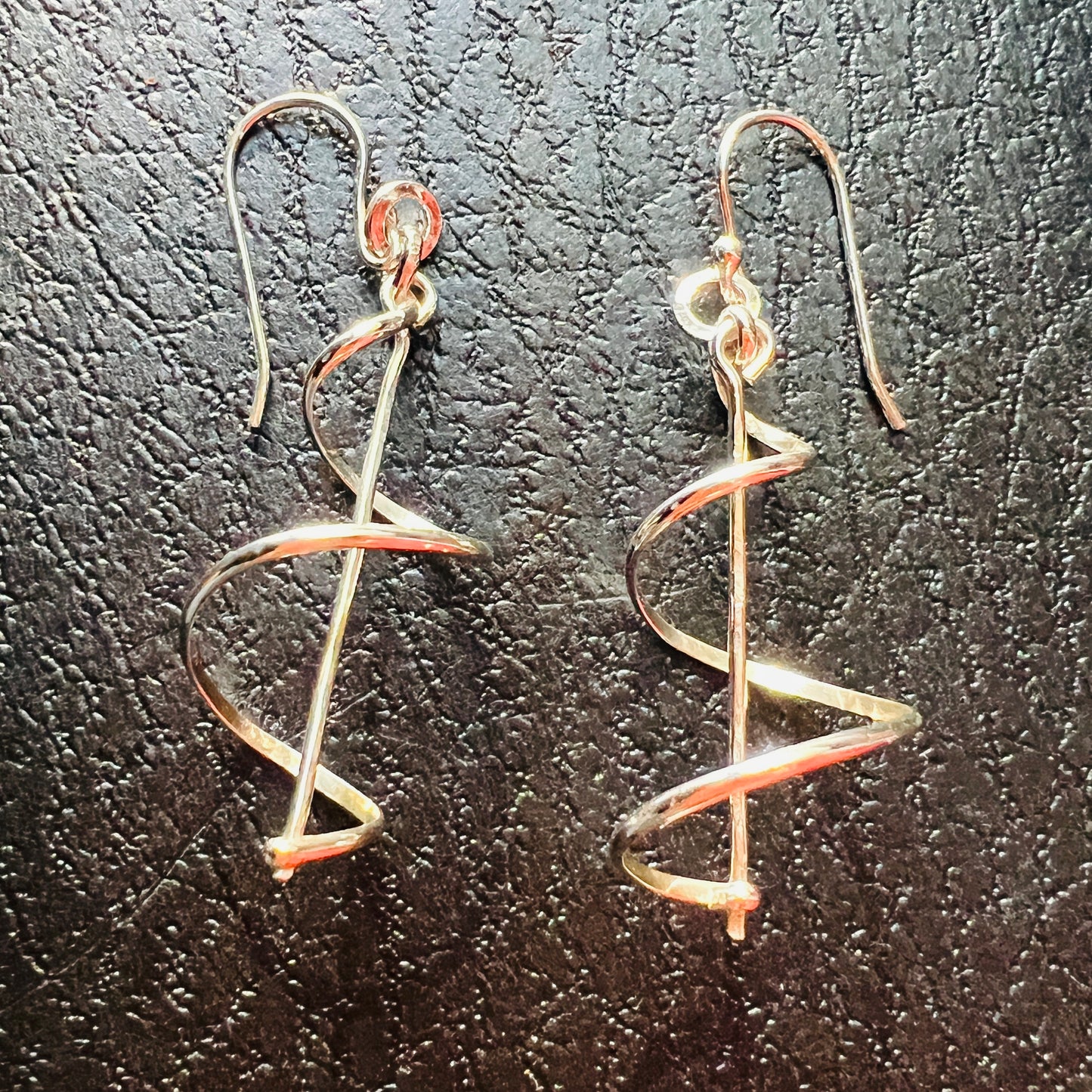 Wiry and Fun 3...Sterling Silver Dangle Earrings