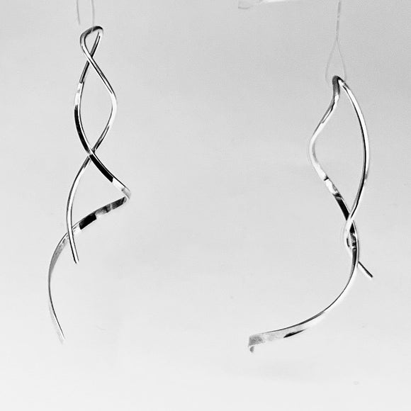 Whisper of Wire...Sterling Silver Dangle Earrings