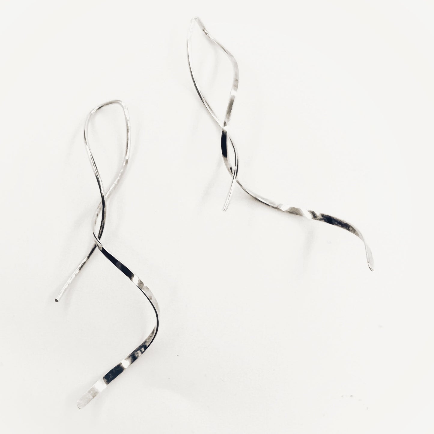 Whisper of Wire...Sterling Silver Dangle Earrings