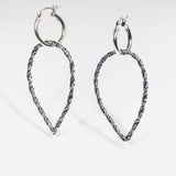 "More Than One Way to Wear!"...oxidized wire and hoop dangles