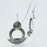 "Industrial Vibe"...Sterling silver dangle earrings