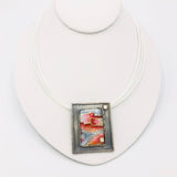 "All Roads Lead Home"...Cloisonné Necklace