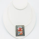 "All Roads Lead Home"...Cloisonné Necklace