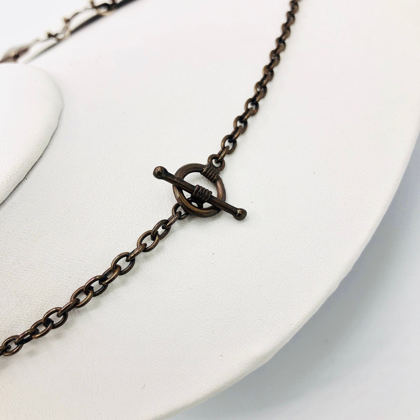 Fold-Formed Copper & Sterling Silver Statement Necklace OOAK